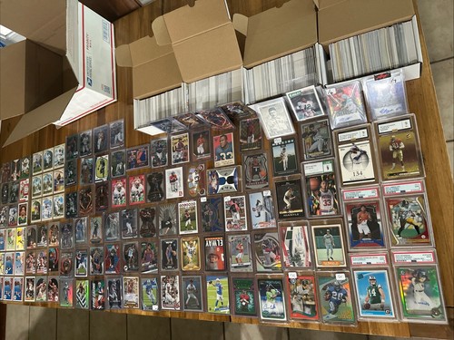 š„Amazing Sports Card Lot! Loaded w/Graded/Autos/SP/G-used/RC/Legends/Vintageš„