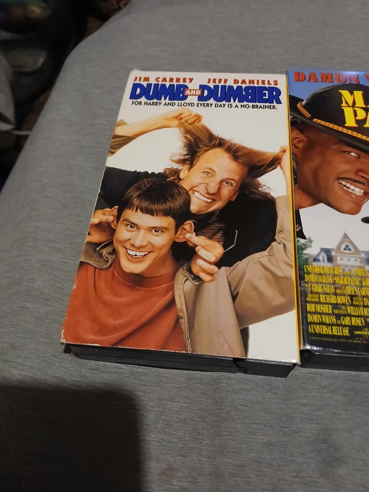 3 90s Comedy Vhs Lot Dumb And Dumber Major Payne The Flintstones - Image 3 of 4
