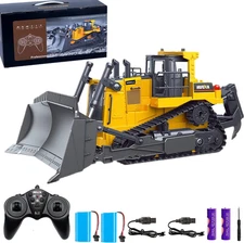 Remote Control Bulldozer RC 1/16 Full Functional Construction Vehicle, 2.4Ghz 9 