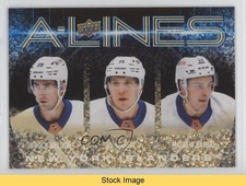 2024 Series 1 A-Lines Gold Brock Nelson Bo Horvat Mathew Barzal #AL-19 READ 0e3