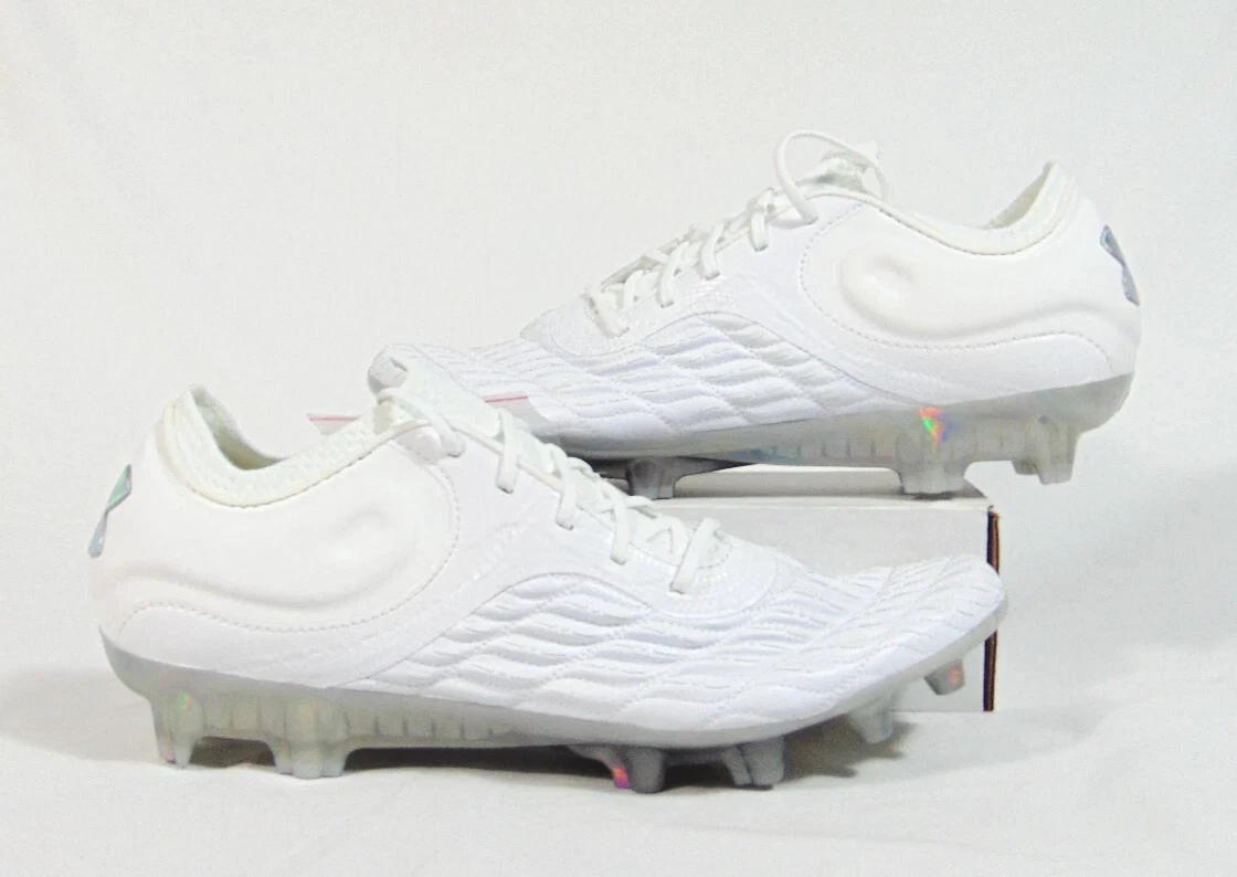 Under Armour Magnetico Elite 3 FG Soccer Cleats White 3027746-100 Womens Sz 6-12