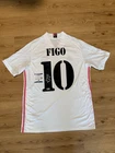 Luis Figo Signed Real Madrid Soccer Jersey (BECKETT)