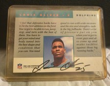 1991 Proline Portraits Louis Oliver SIGNED