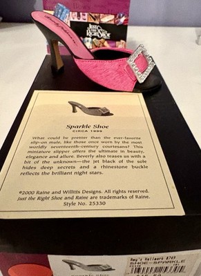 Just The Right Shoe By Raine Willitts Designs 2000 ~Sparkle Shoe~25330