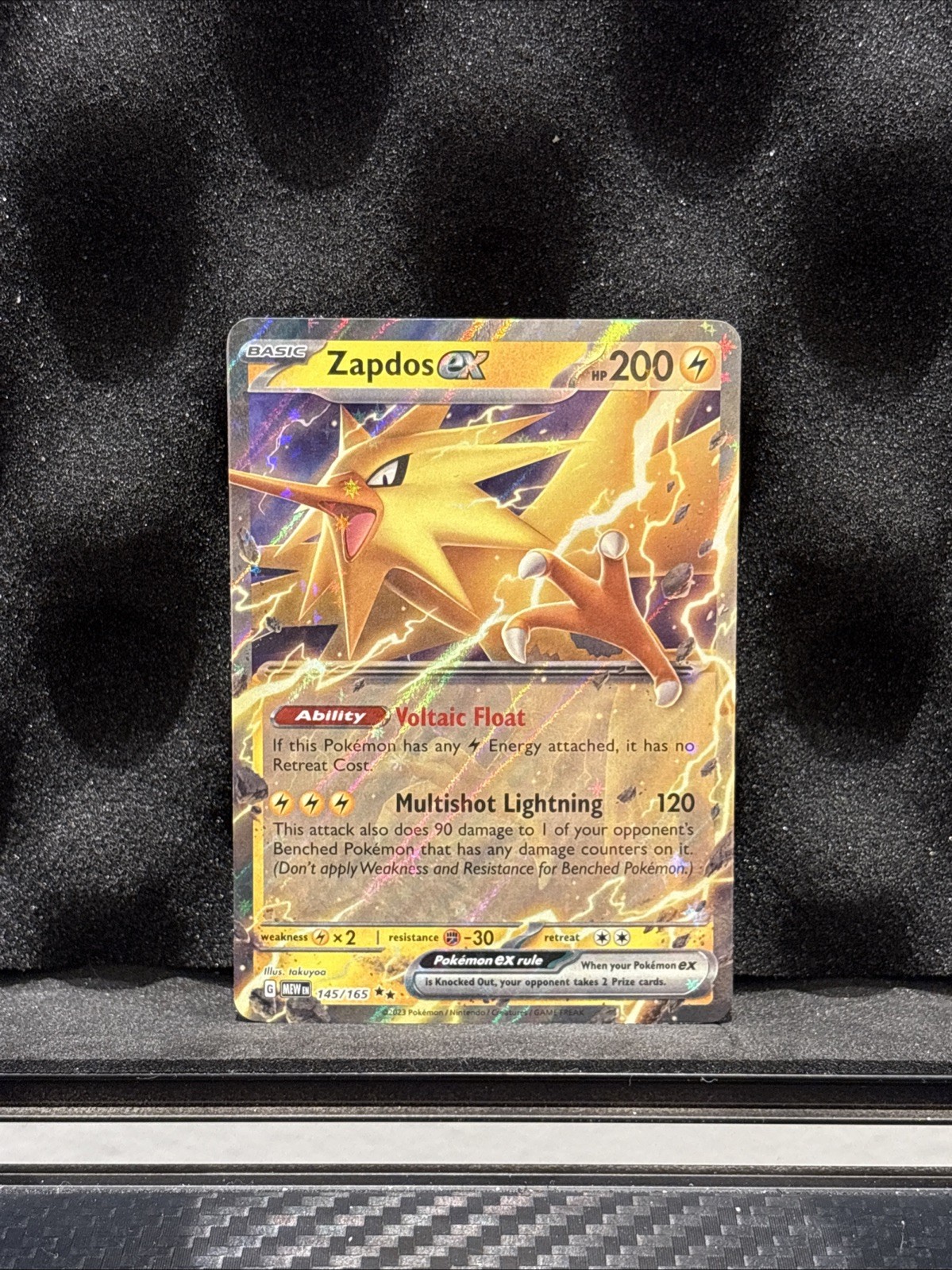 Zapdos ex - 145/165 - Pokemon 151 Ultra Rare Card NM