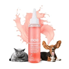Moe Ear Care Plus Ear Cleanser for Dogs and Cats Infections Eases Itching 100ml