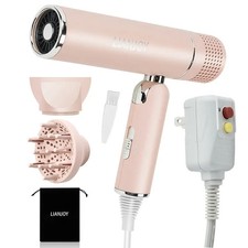 NEW Professional Ionic Hair Dryer Foldable Blow Dryer with Diffuser  Nozzle