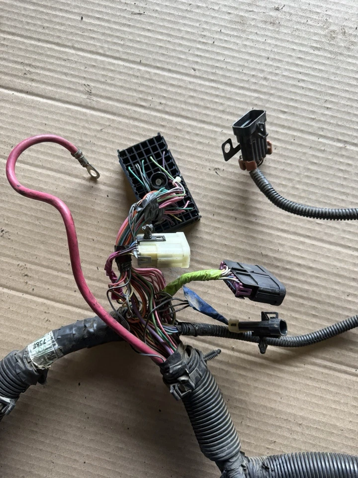 Chevy Chevrolet 2003 6,6 L lb7 diésel automático motor 4x4 transmisión arnés de cableado Foto 3 de 4