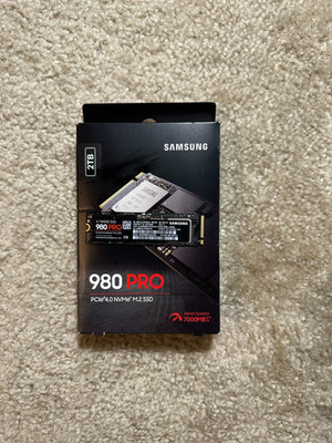 Samsung 980 PRO 2TB M.2 2280 PCIe 4.0 NVMe Internal SSD (569 hours)