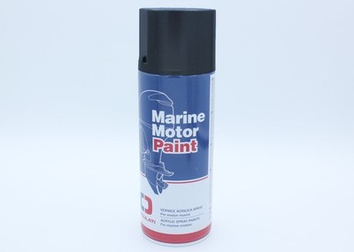 Sprüh Lack Schwarz für Mercury Mercruiser Z-Antrieb / Außenborder (Phantom Black