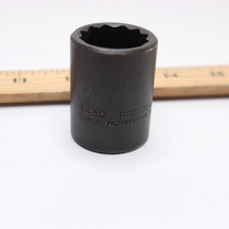 Proto Standard Impact Socket 12PT 1/2" Drive 15/16" 7430 - Image 2 of 4