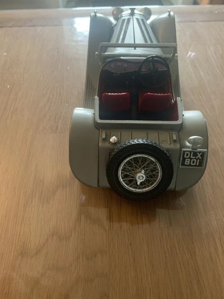 Jaguar SS 100 (1937) - Bburago -1/18 - Gris Occasion - Photo 3/4