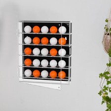 Golf Ball Display Case Clear Showcase Organizer Gift Golf Ball Holder for Fan