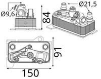 Mahle CLC 428 000S ÖLküHler MotoröL FüR MERCEDES-BENZ