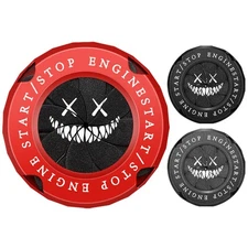 Push Start Button Cover Spin Engine Alloy Start Stop Button Cover Protection