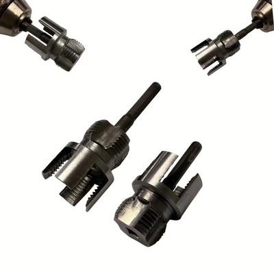 2pc Set - 1/2'' & 3/4'' Integrated Internal & External PVC Pipe Threading Tools
