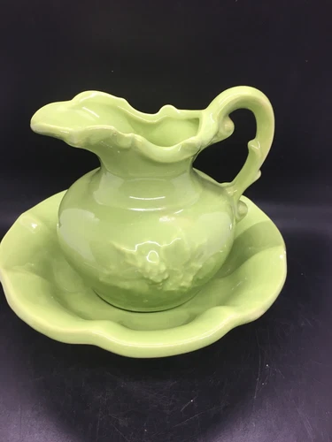 McCoy Pitcher & Saucer
