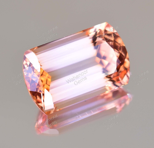 Natural imperial Topaz 17.30 Ct Fancy Stunning FLAWLESS AGL Certified Gemstone - Picture 4 of 5