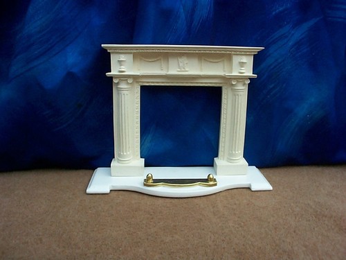 dolls house washington fireplace mantel 1/12 scale lovely detail fire surround - 第 1/3 張圖片
