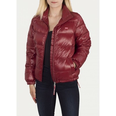 GIUBBOTTO LEVI'S DONNA FRANCINE PIUMINO ROSSO | eBay