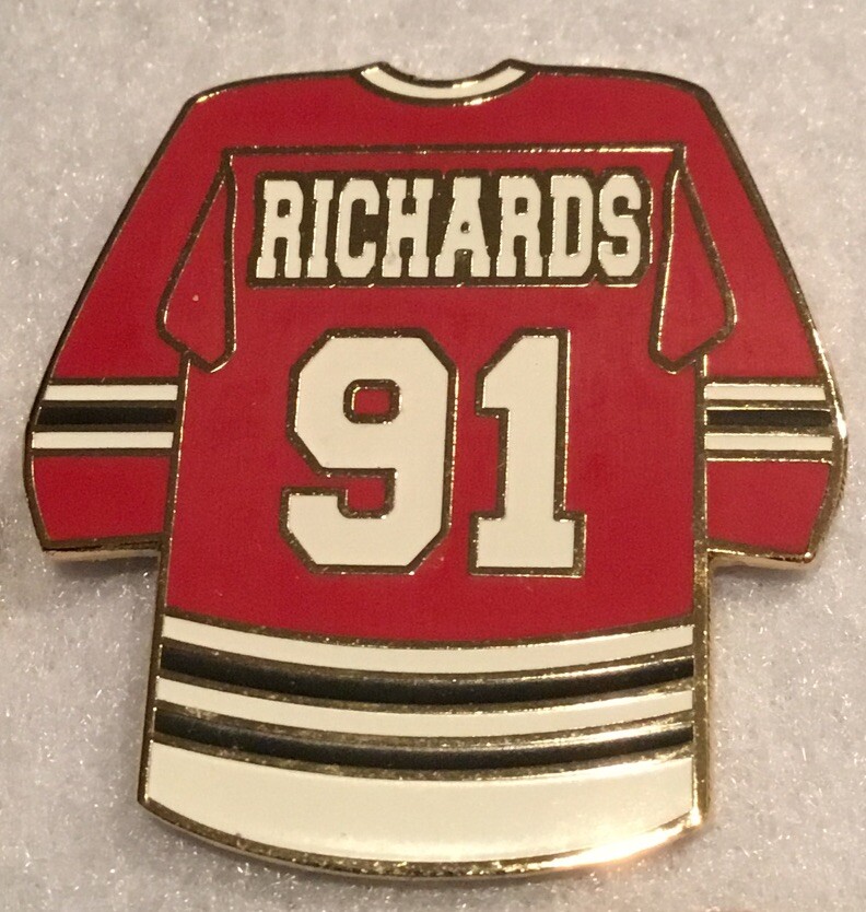 Chicago Blackhawks Brad Richards Jersey 91 pin Stanley Cup Champion