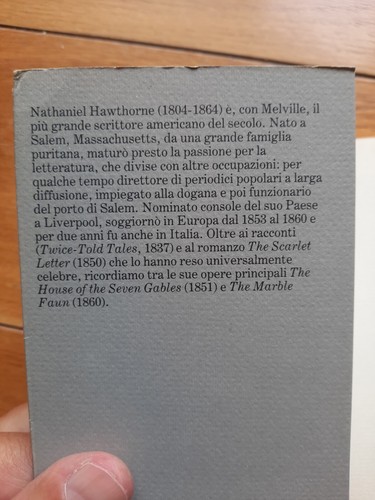 Nathaniel Hawthorne Blithedale Feltrinelli Con Postfaz. Di R. Rossanda Prima Ed. - Foto 3 di 5