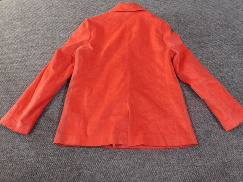 adidas blazer women small pink corduroy button stretch polyester classic - Picture 11 of 17