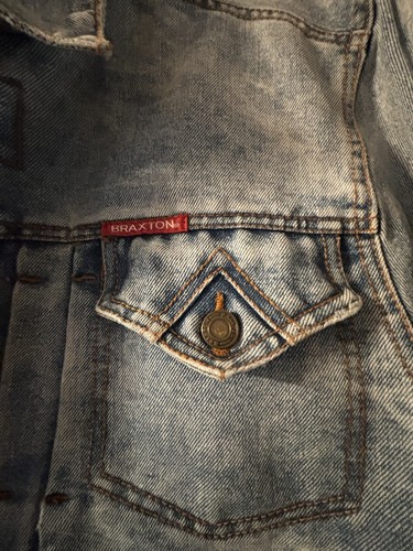 Chaqueta Denim Braxton Vintage RIFLE WASH EDICIÓN LIMITADA Para Hombre Retro Occidental Talla M - Imagen 3 de 5