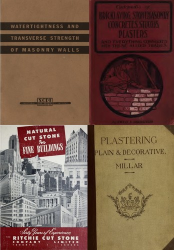 Bricklaying Plastering Masonry Work Stone Cutting laying - 125 Old Books on USB - Picture 7 of 13