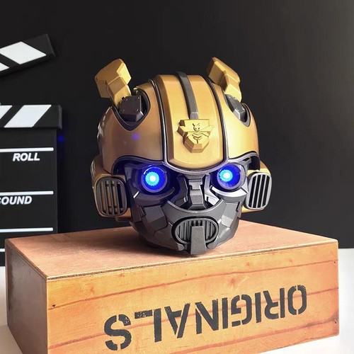 Best Boy Gift! Transformers Bumblebee Helmet Wireless Bluetooth 5.0 Speaker with - Picture 13 of 26