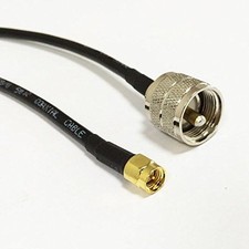 SMA male plug to UHF male PL259 RF jumper cable RG58 50cm high quality cable NE
