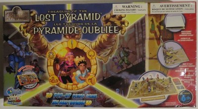 Treasure Of The Lost Pyramid 3D Pop-Up Board Game New/Sealed