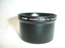 BOWER 58mm Metal Adapter Tube for Canon PowerShot S5 / S3 Camera