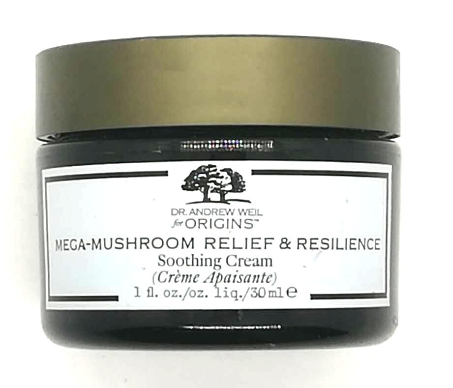 Origins Mega-Mushroom Skin Relief and Resilience Soothing  Cream, 1 oz./30 ml