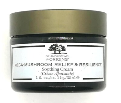 Origins Mega-Mushroom Skin Relief and Resilience Soothing  Cream, 1 oz./30 ml