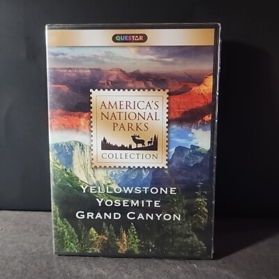 America's National Parks Yellowstone, Yosemite, and Grand Canyon DVD New