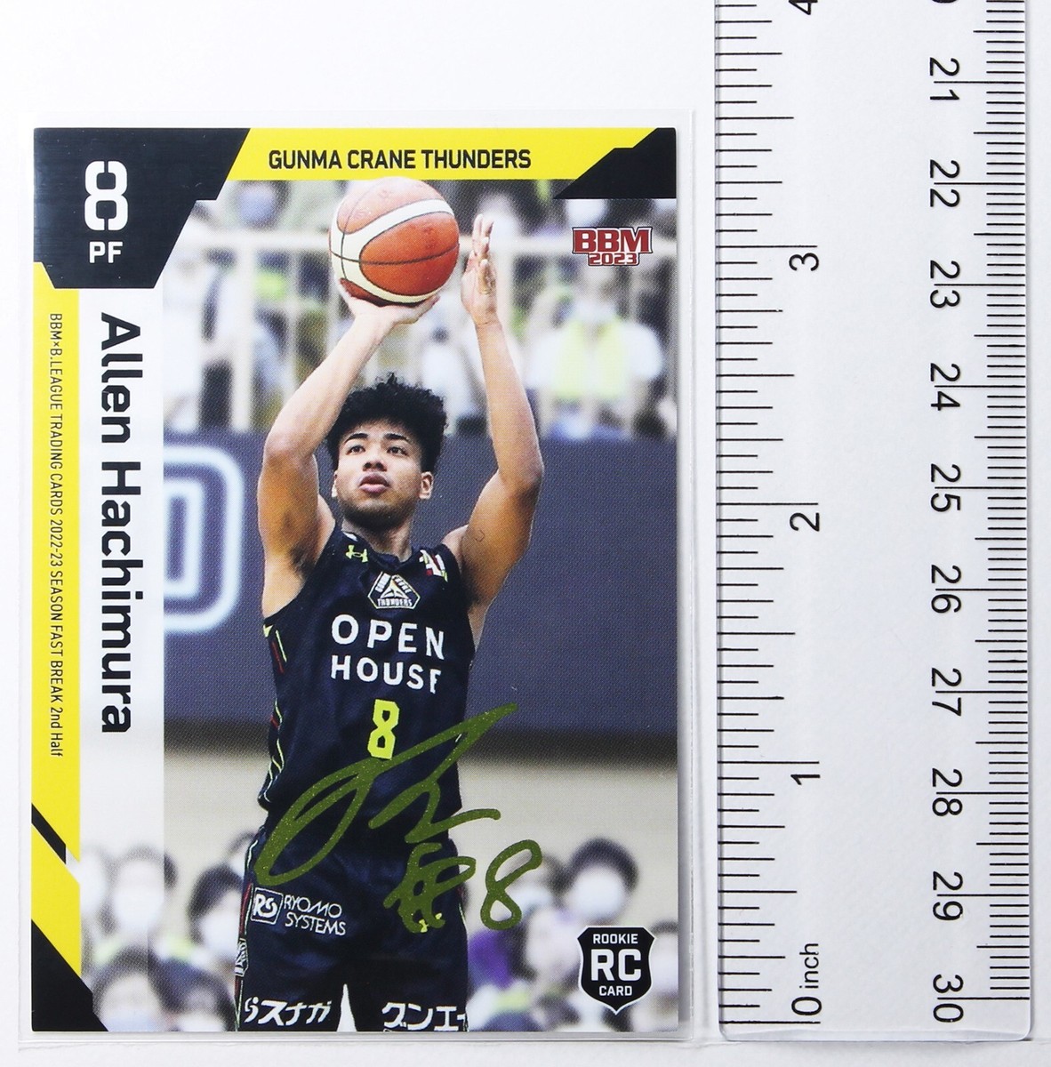 PATA　B.LEAGUE CARD Allen Hachimura - 2023 B.LEAGUE Basketball Gold Foil Signature
