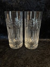Pair Of Stuart Crystal High Ball Glasses Mint