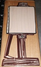 Artists easel, rubber stampede, 905,rubber, wood