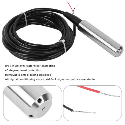 Füllstandssensor Niveausensor Wasserstandsensor Level Transmitter Sensor 4-20mA*