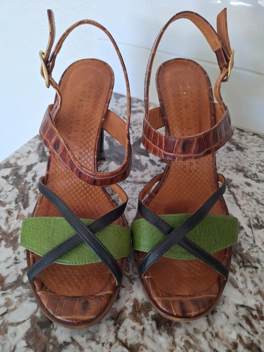 Escarpins Chie Mihara Brides Marron Taupe Taille 39 - Occasion En Très Bon état