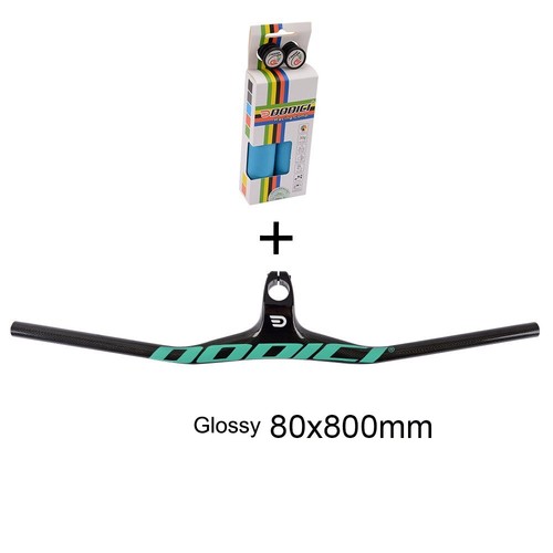 Carbon MTB Bicycle Integrated Handlebar -17° Mountain Bike Flat Bar 690-800mm - Picture 36 of 38