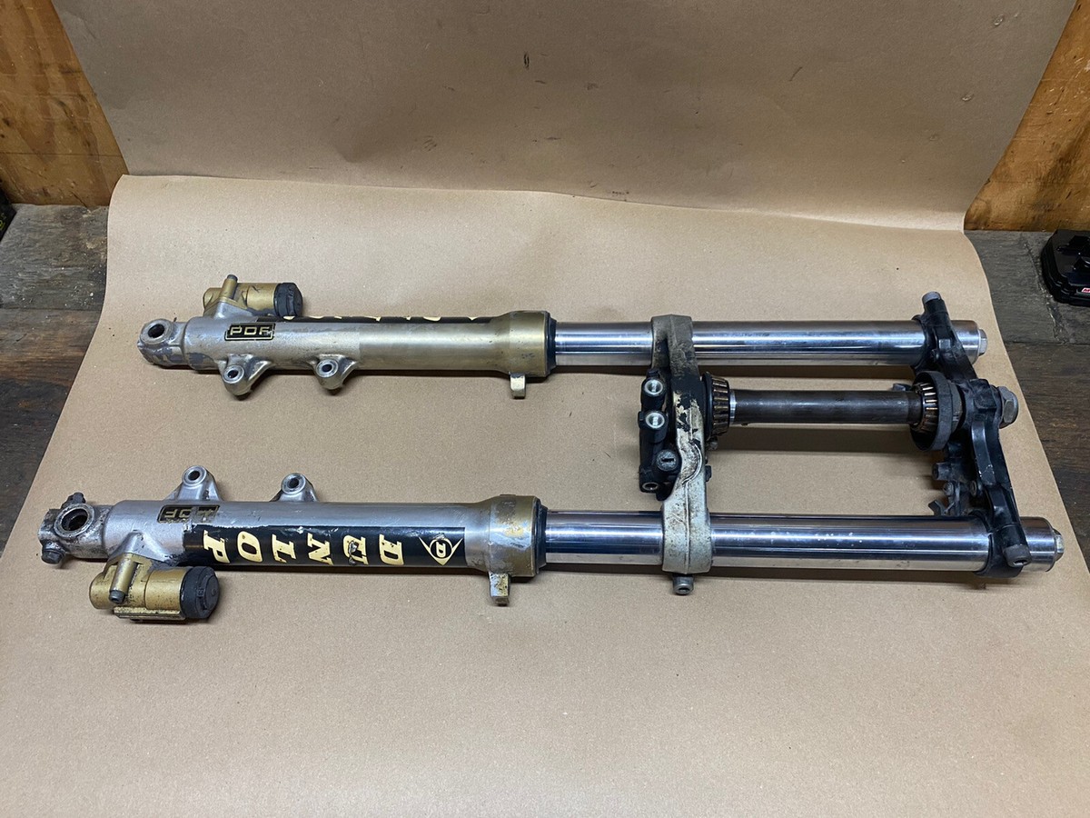 86-87 SUZUKI GSXR750 FRONT FORKS SHOCK SUSPENSION SET PAIR