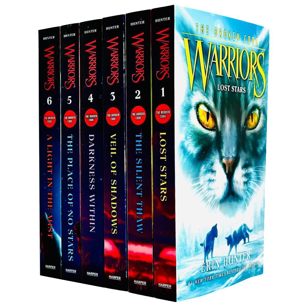Warriors Cat The Broken Code Books 1-6 Series 7 Collection Set By  Erin Hunter - Image 8