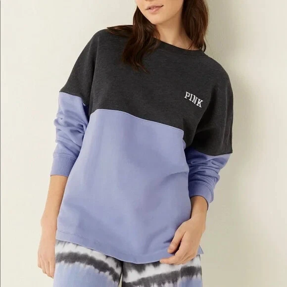 XXL Victoria Secret Pink Everyday Lounge Off Shoulder Crew Women V.S. Plus 2X