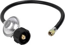 2 Ft. Universal Propane Gas Grill Regulator and Hose, Propane Gas Pit Grill Hose