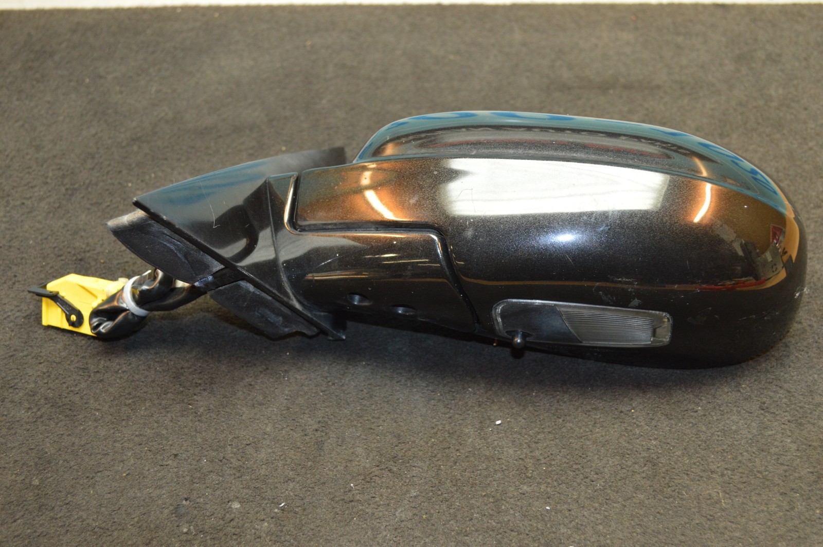 2006 M139 MASERATI QUATTROPORTE FRONT LEFT DRIVER SIDE DOOR MIRROR BLACK