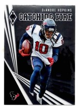 DeAndre Hopkins Insert 2019 Panini Phoenix Catching Fire #17 Football Card
