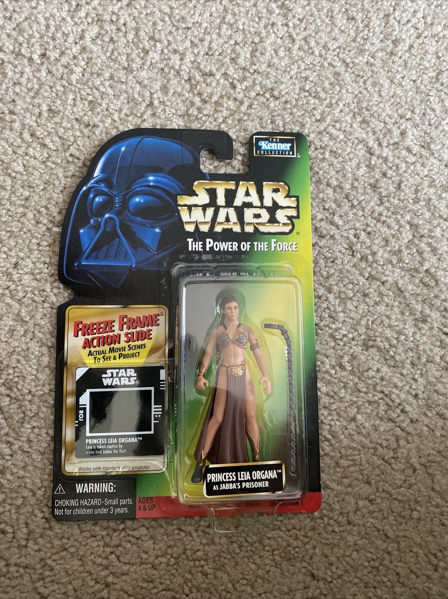 1997 Star Wars Power of the Force Princess Leia as Jabba's