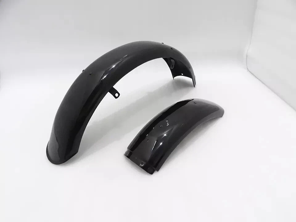 JUEGO GUARDABARROS Y ESTANCIA MATCHLESS G3L AJS 16M MODELO MILITAR PINTADO NEGRO | Apto para Foto 4 de 4